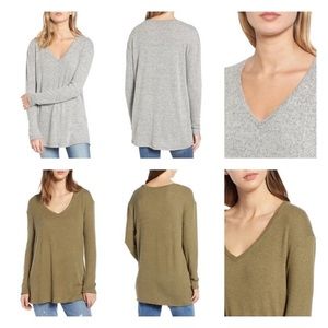 Nordstrom Cozy V Neck Sweater